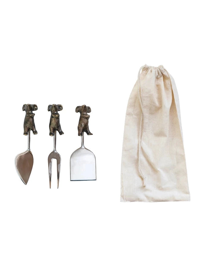 Cheese Server Set Mice Df0568