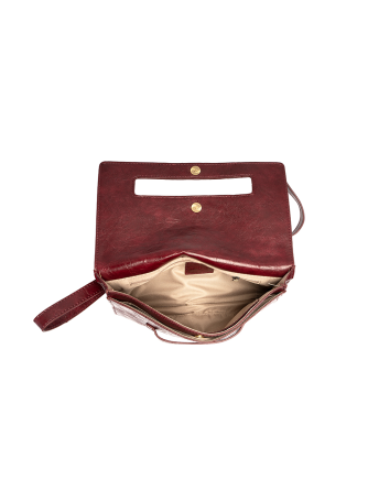 Clutch/Crossbody Caterina Handle Wine Women's L8305-53