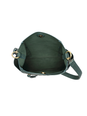 Kayleigh Side Pocket Bucket Bag Deep Teal L8089-70