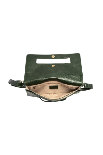 Clutch/Crossbody Caterina Handle Deep Forest Green Women's L8305-23