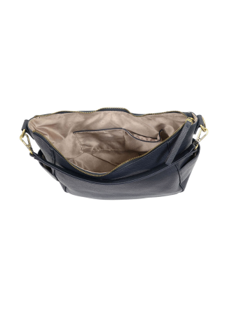 Trish Convertible Hobo Bag Navy Women's L8116-07