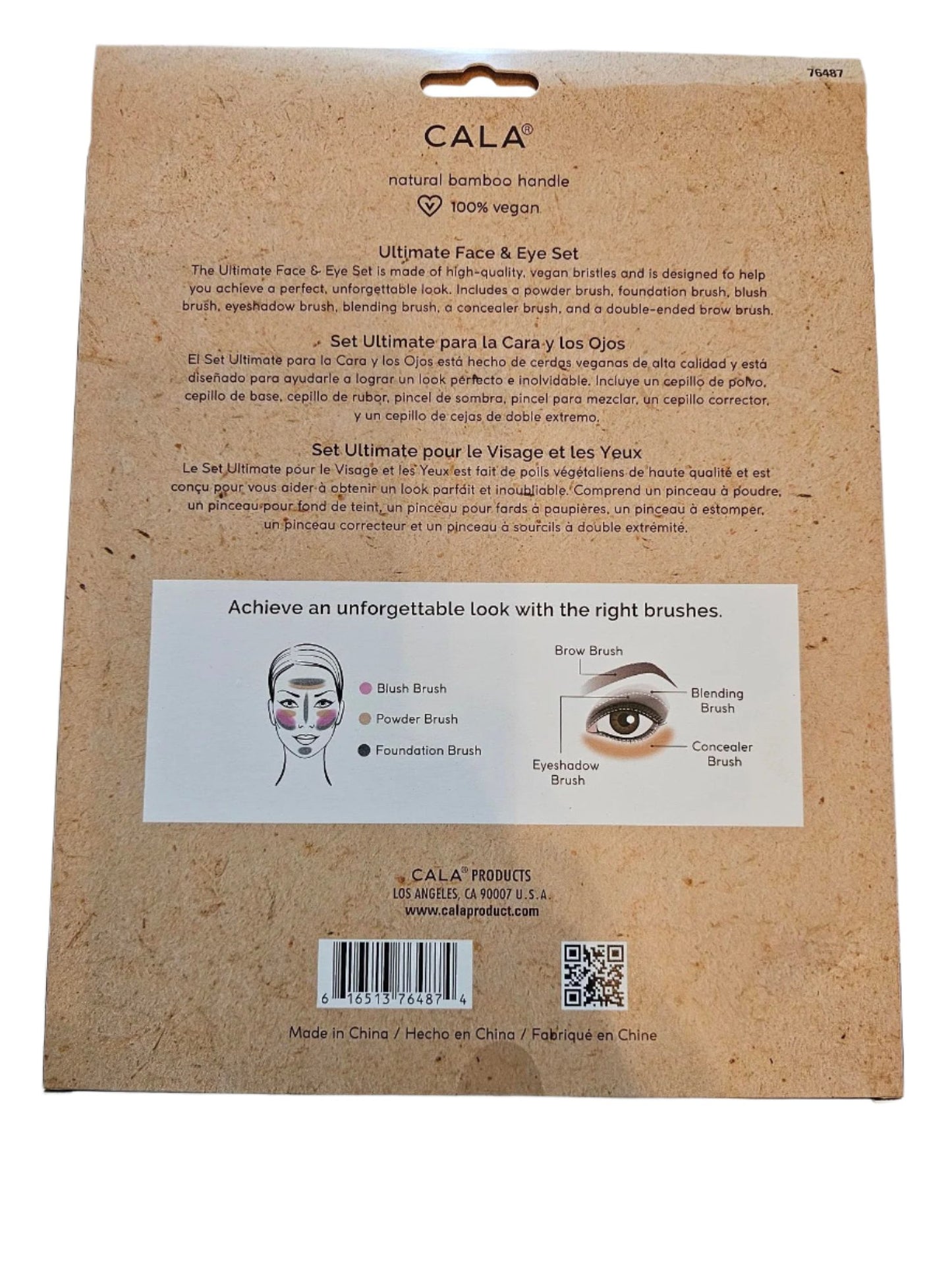 Cala Ultimate Face & Eye Brush Set