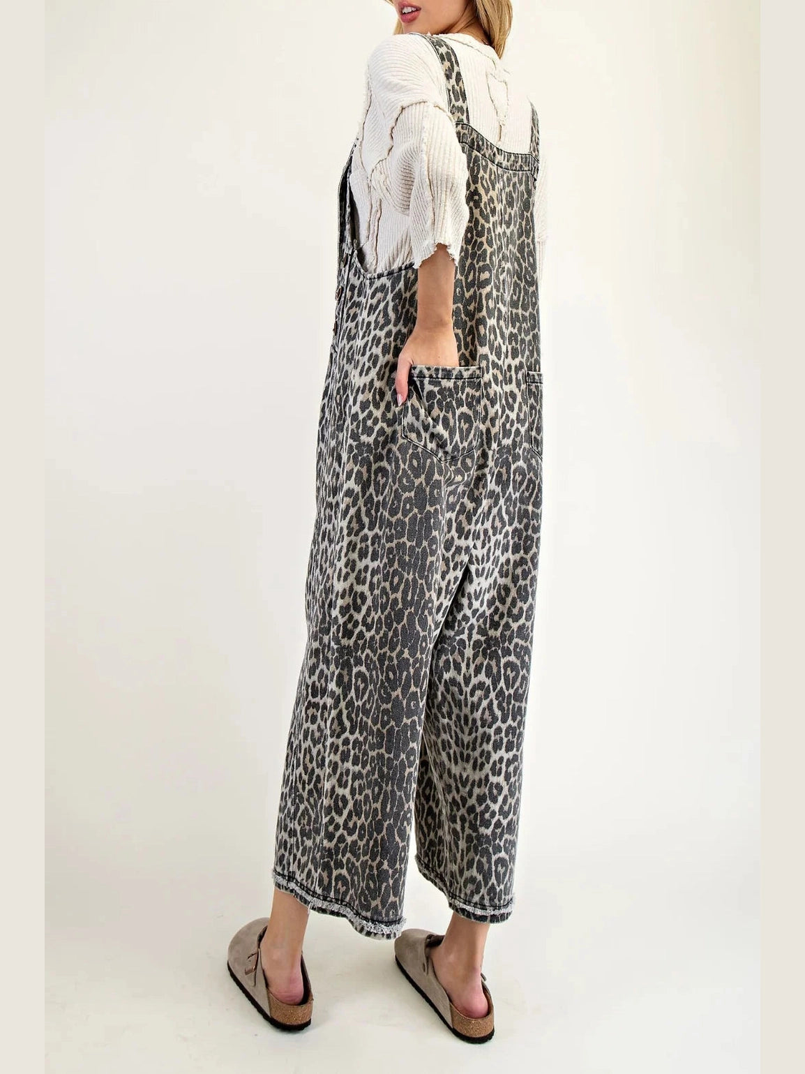 Overalls Leopard Print Women's EB56774