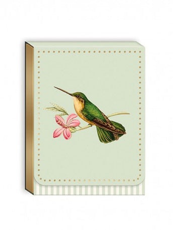 3 x 4 Note Pad Ephemeral Garden Hummingbird 54561