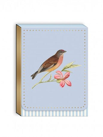 3 x 4 Note Pad Ephemeral Garden Robin 54562