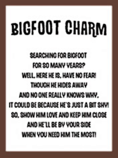 Charm Big Foot Don't Stop Believing Er75719