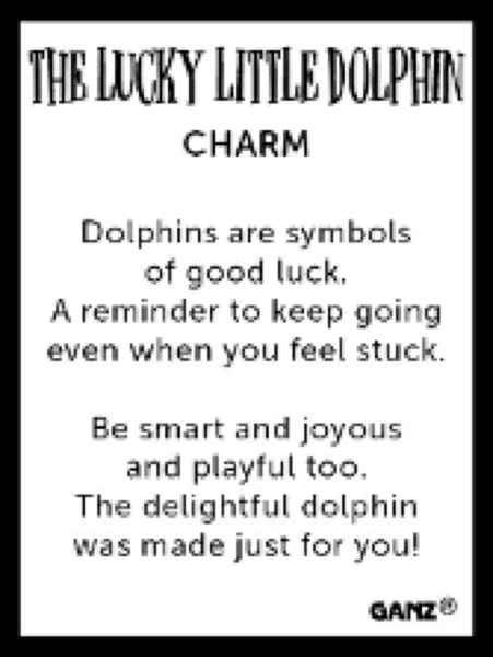 Charm The lucky Dolphin Er75795