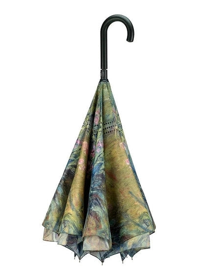 Umbrella - Reverse Close -Irises By Monet-20256rc