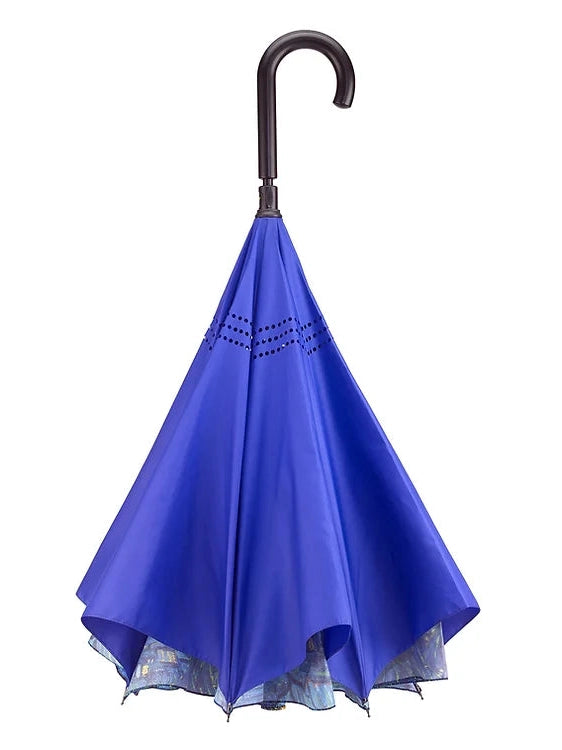 Umbrella-Reverse Close Stick-Starry Night -20209rc