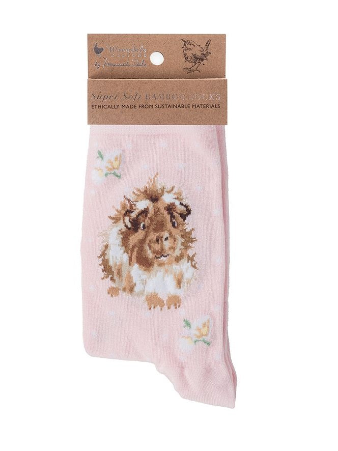 Women's Bamboo Socks - SOCK013 - Ginny Pig