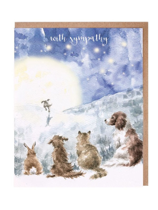 Card - AOC121 - With Sympathy - Pets