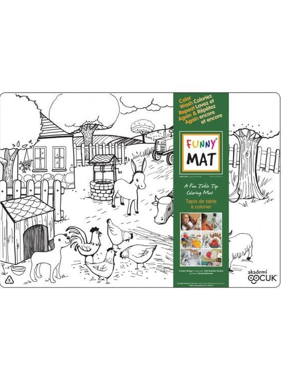 Coloring Mat Farm Life Children M0403