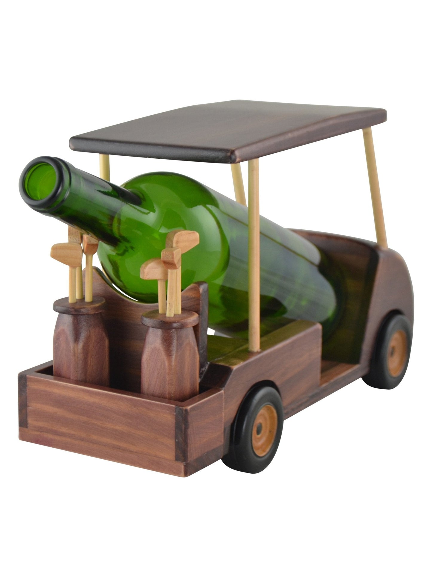 Bottle Holder 12" Golf Cart Wooden WB103