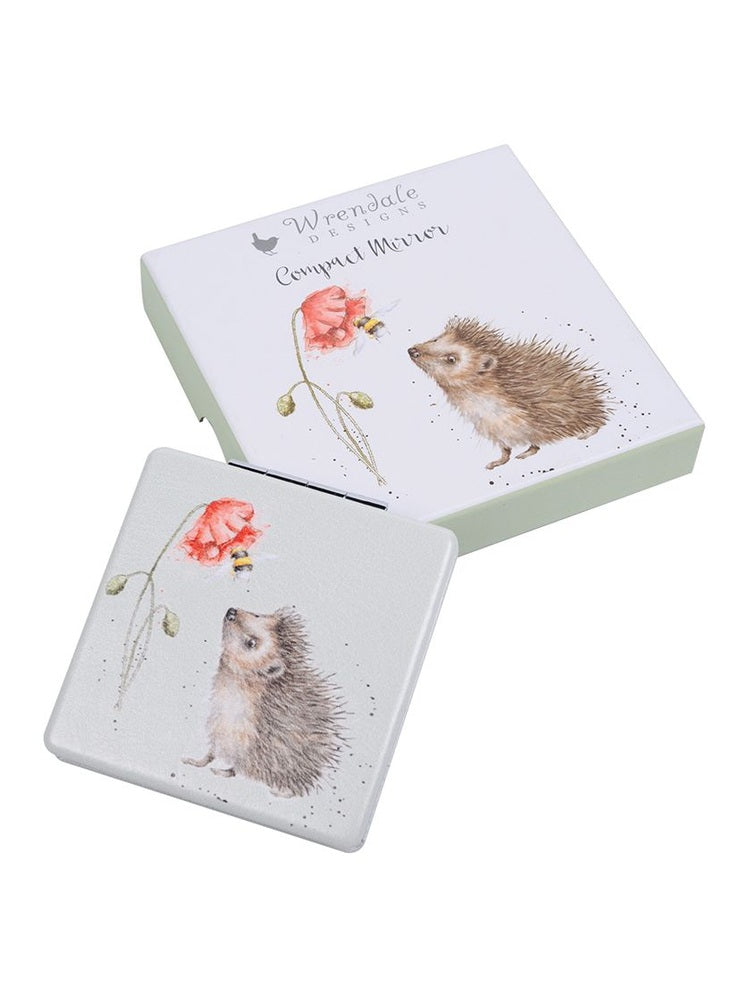Compact Mirror - MR014 - Busy as a Bee Hedgehog