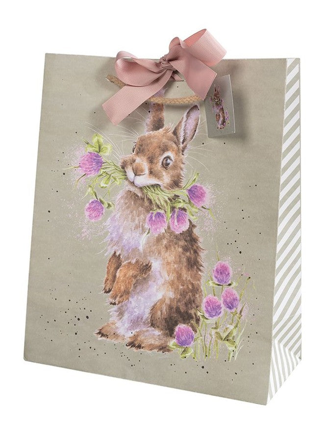 Gift Bag Head Clover Heals Rabbit Large Gb036