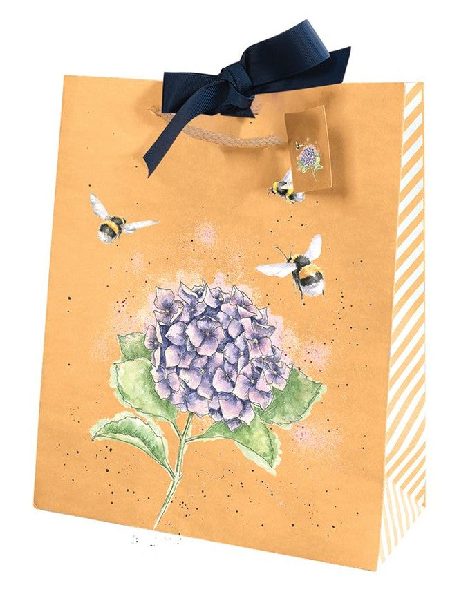 Gift Bag Hydrangea/Bee Large Gb037