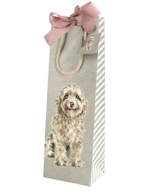 Gift Bag Bottle Labradoodle Dog Gb038