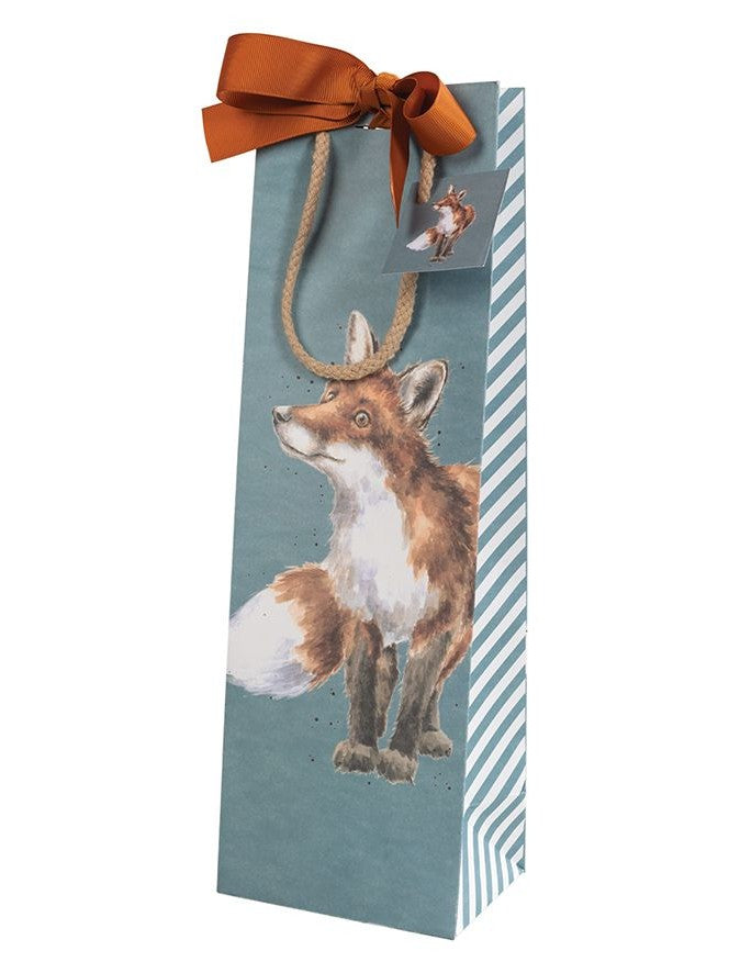 Gift Bag Bottle Born To Be Wild Fox Gb039