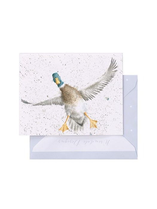 Gift Enclosure Card -GE045 - 'The Crash Landing' duck