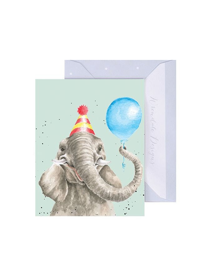 Gift Enclosure Card GE117 Lets Get This Party Started Elephant