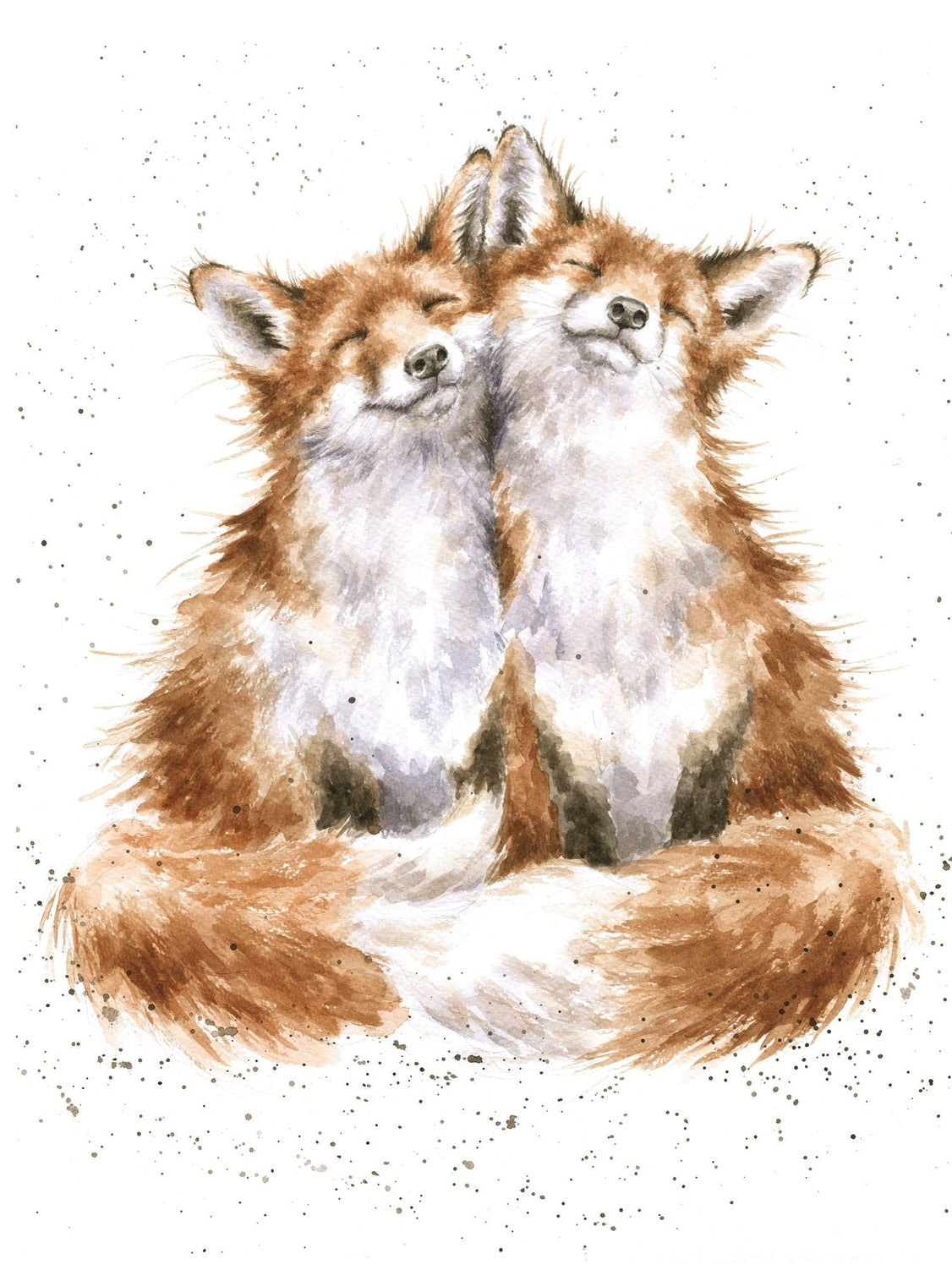 Card ACS135 Contentment Fox Blank Inside