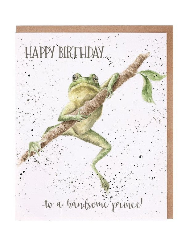 Card - AOC006 - Handsome Prince Frog Birthday