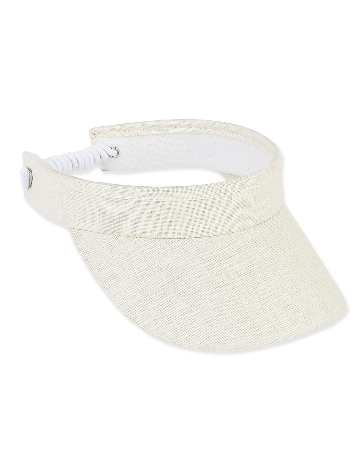 Visor - Natural-Cotton Coil Brim-Women's-HH1569A