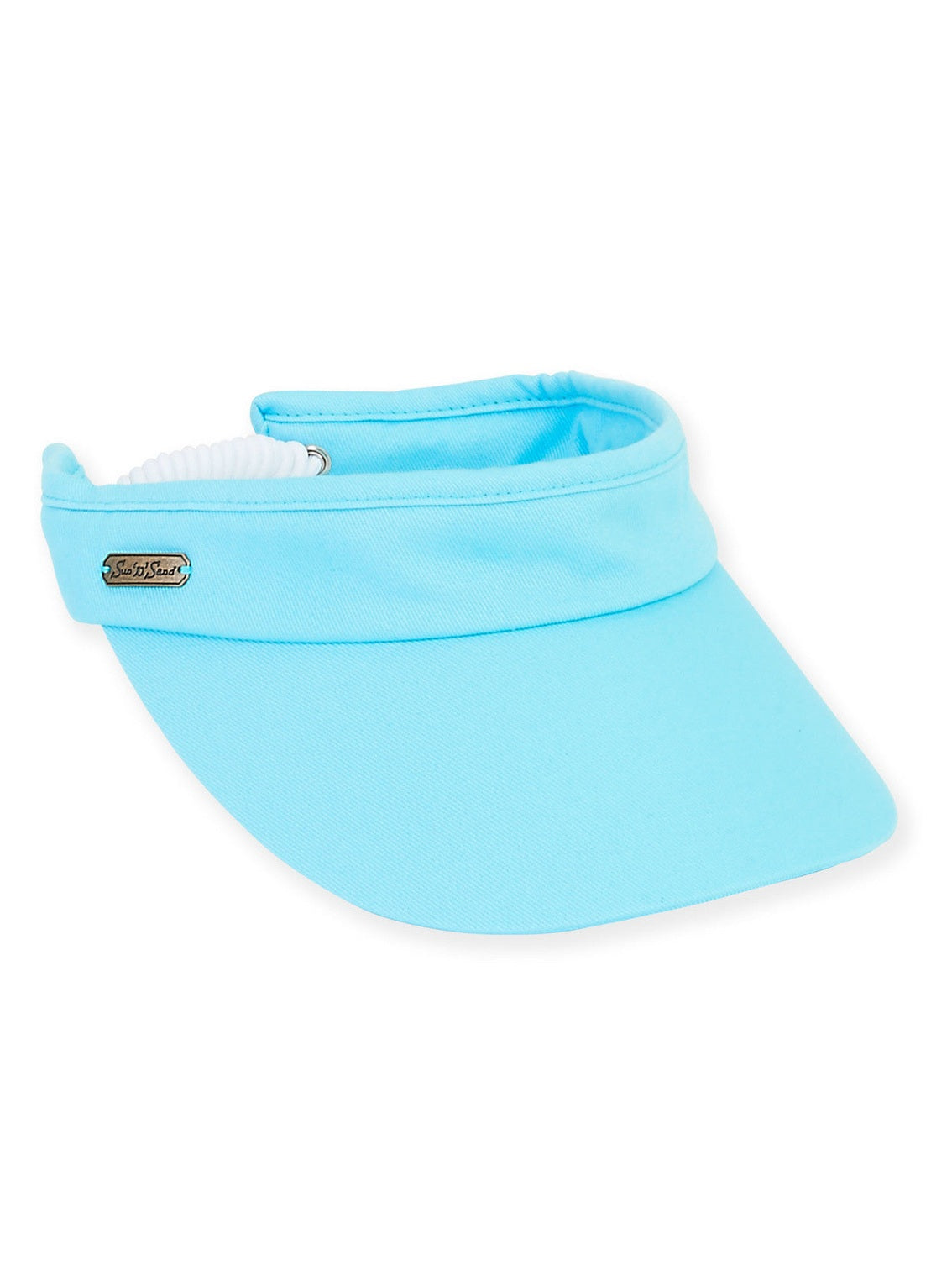 Visor - Light Blue-Cotton Coil Brim-Women's-Hh1840G