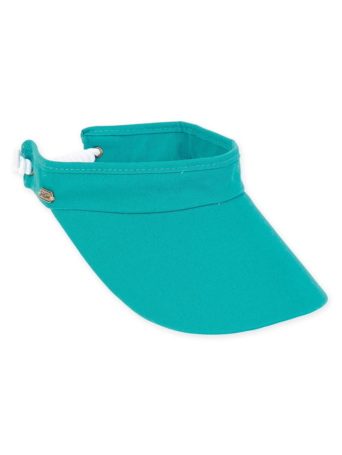 Visor - Teal-Cotton Coil Brim-Women's-Hh1840H