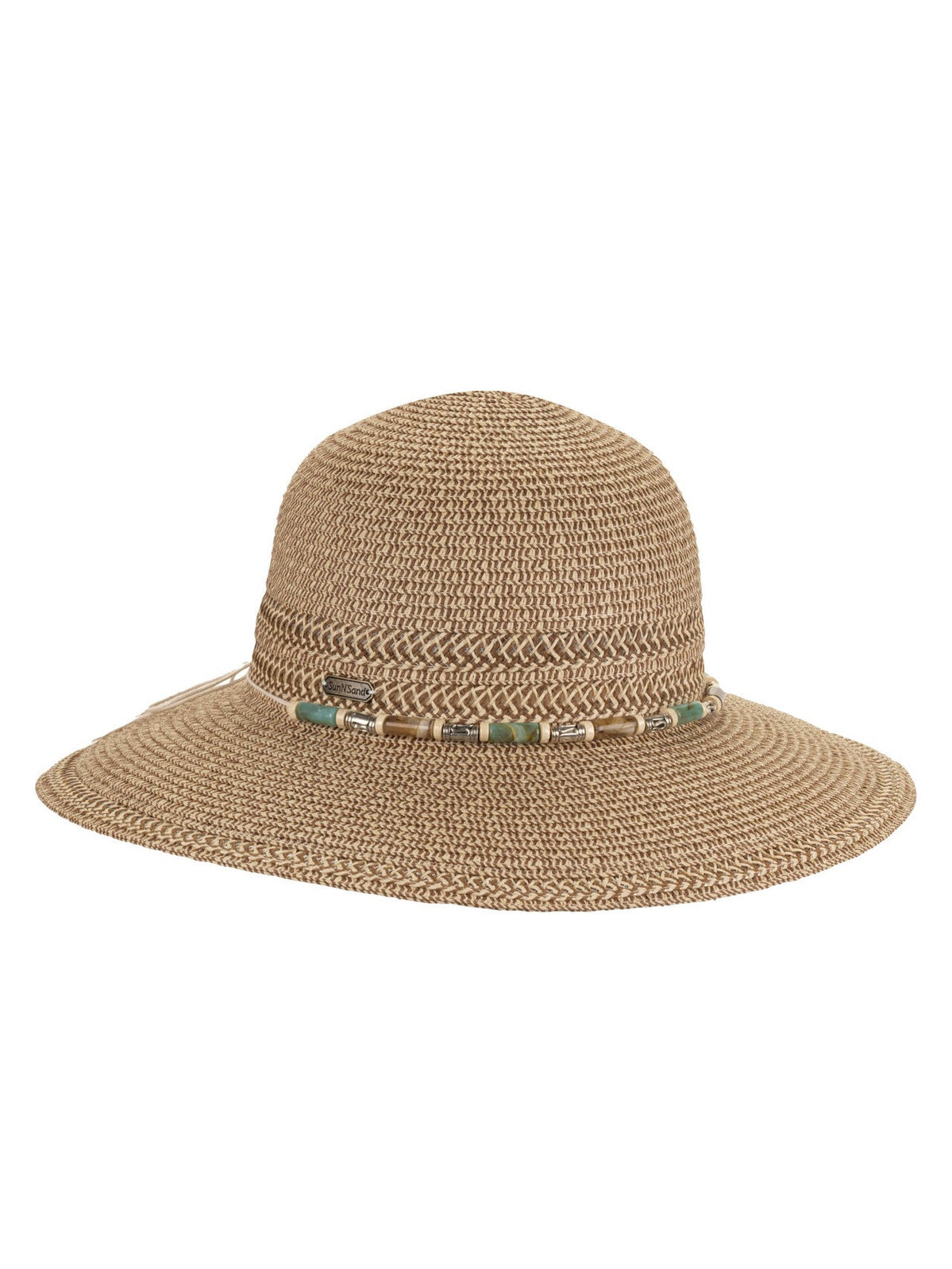 Hat Brown Paper Braid Floppy Adjustable 3.75" Brim Women's-Hh3427A