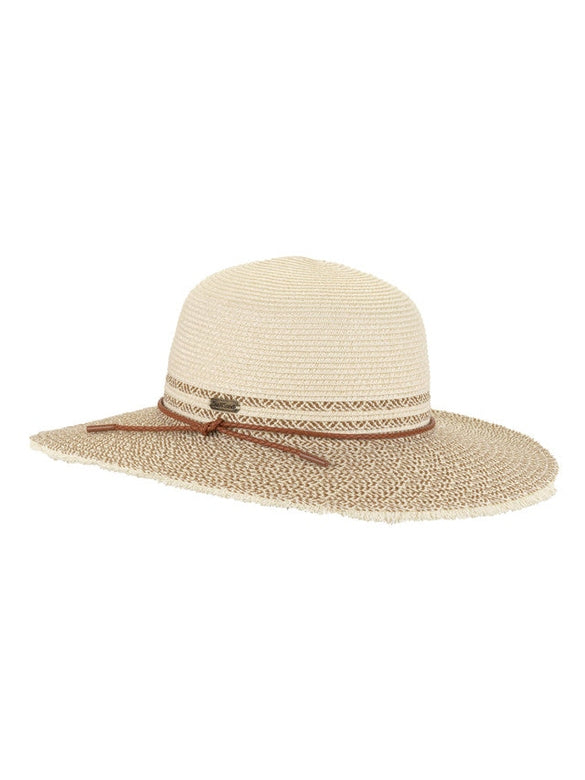 Hat Natural Paper Braid Floppy Adjustable 4.25" Brim Women's-Hh3444B