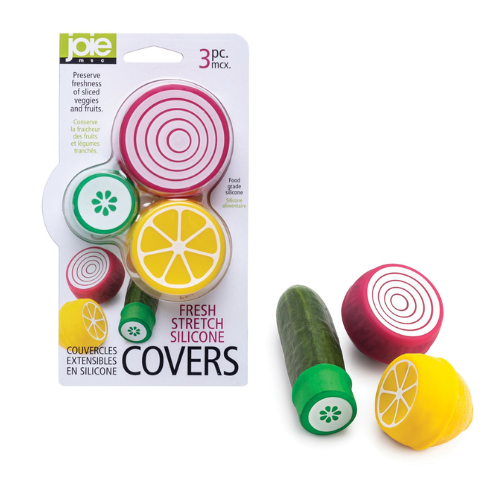 Joie Fresh Stretch Silicone Vegetable Covers - 3pk 