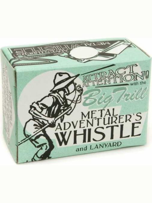 House Of Marbles-Whistle Adventurers Metal With Lanyard 222080