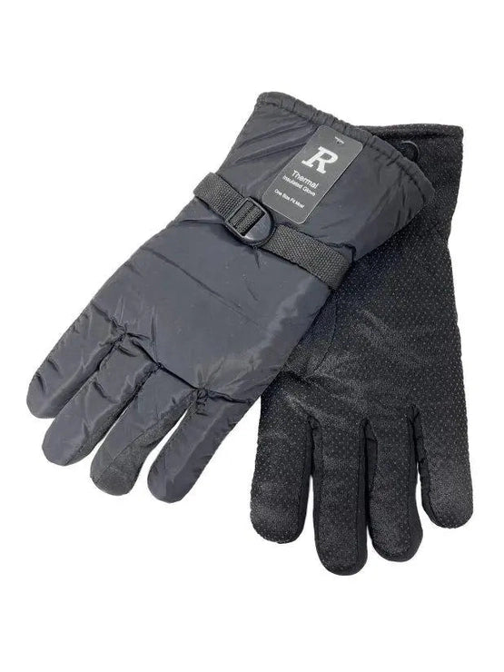 Men's Gloves Black Waterproof Snow Wn75296