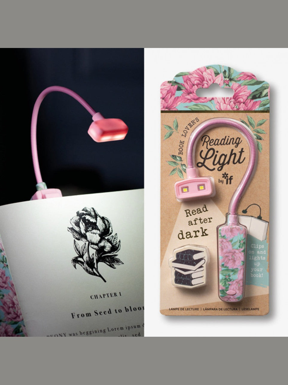 Light Reading Book Lovers Floral sp439d