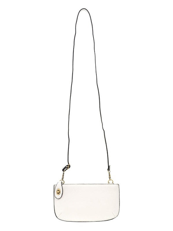 L8000-01 Women's Mini Crossbody Wristlet Clutch White Bag