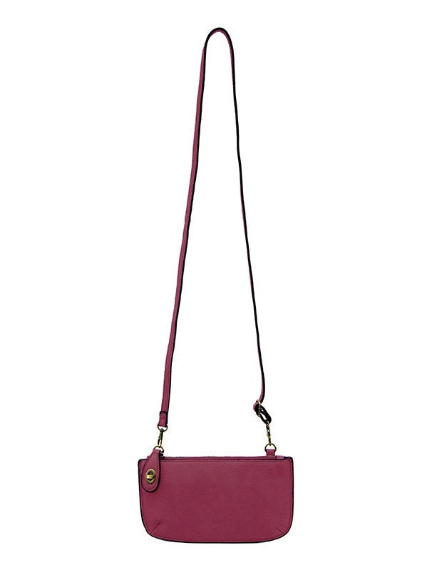L8000-047 Women's Mini Crossbody Wristlet Clutch Mulberry Bag