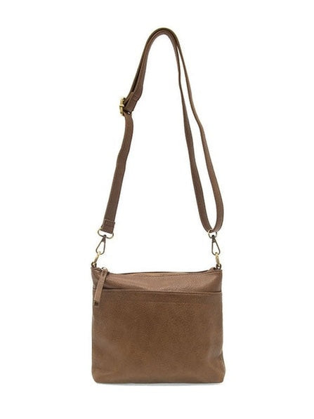 Layla Top Zip Crossbody Bag - L8105-63 - Women's FAWN