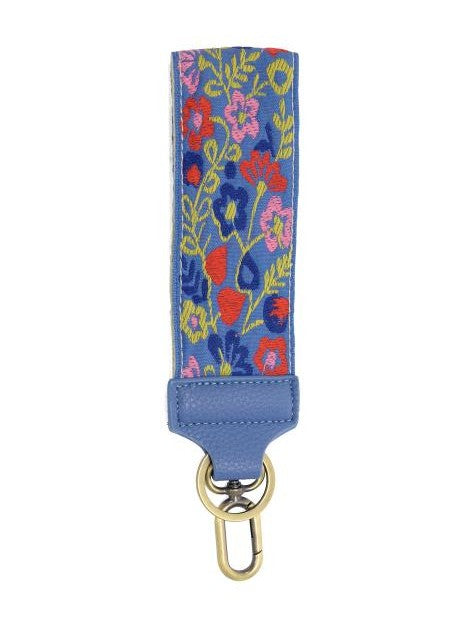 Wristlet 2" Easy Find Wild Flowers Blue Floral Lk096-25