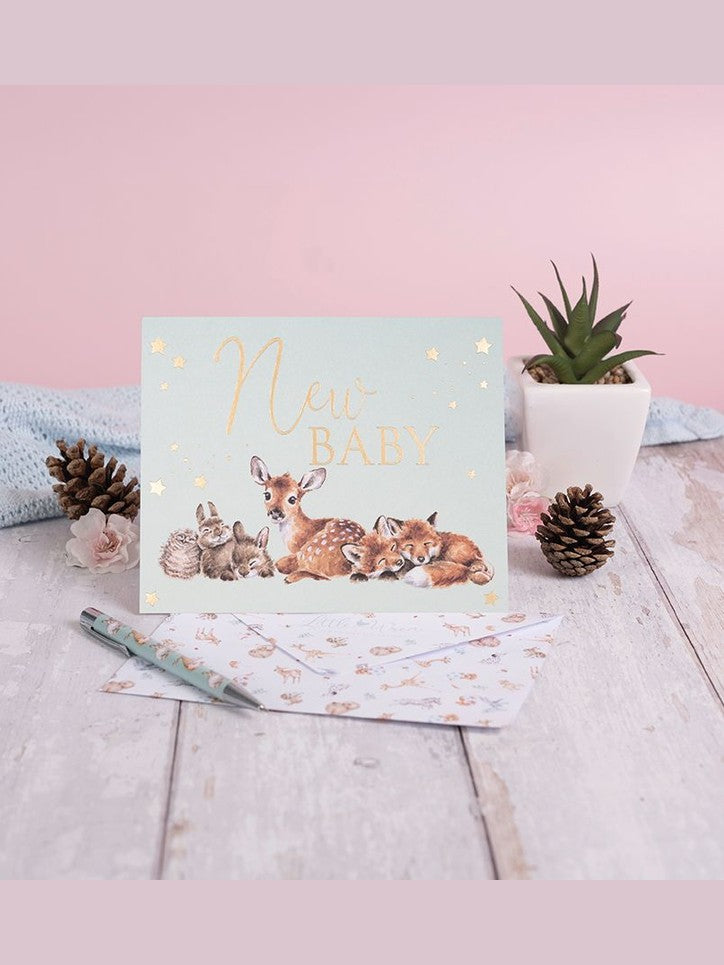 Card Ltw-aoc001 New Baby Little Forest Animals