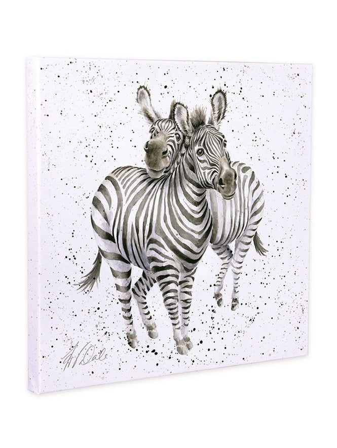 Wrendale Canvas Art PAC020 Zebras