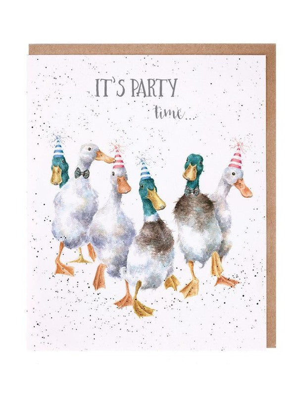 Card AOC107 Its Party Time Ducks