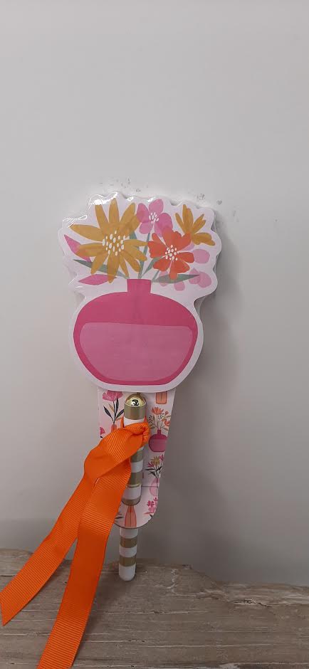 Pink Flower- Sticky Note with Pen-Lady Jayne-50501 
