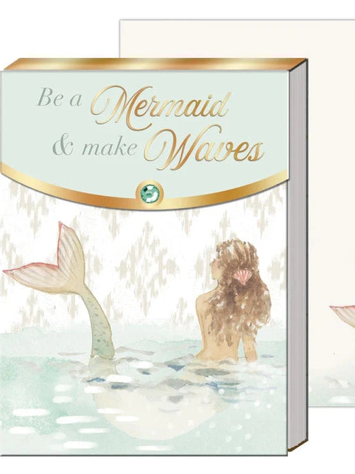 3 x 4 Note Pad Mermaid Waves 44665