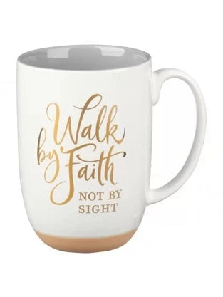 Mug Walk By Faith White/Grey Mug993
