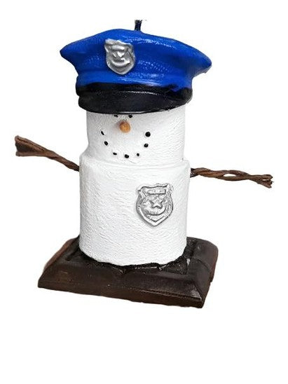 Smores Policeman-Christmas Ornament