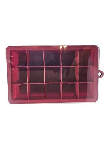 Silicone Ice Cube or Herb Tray - Red