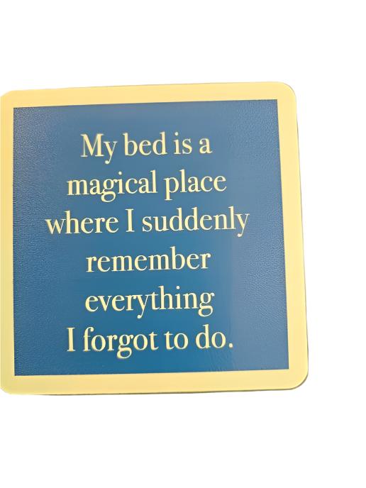 1014 - "Magical Place" Drinks On Me Coaster