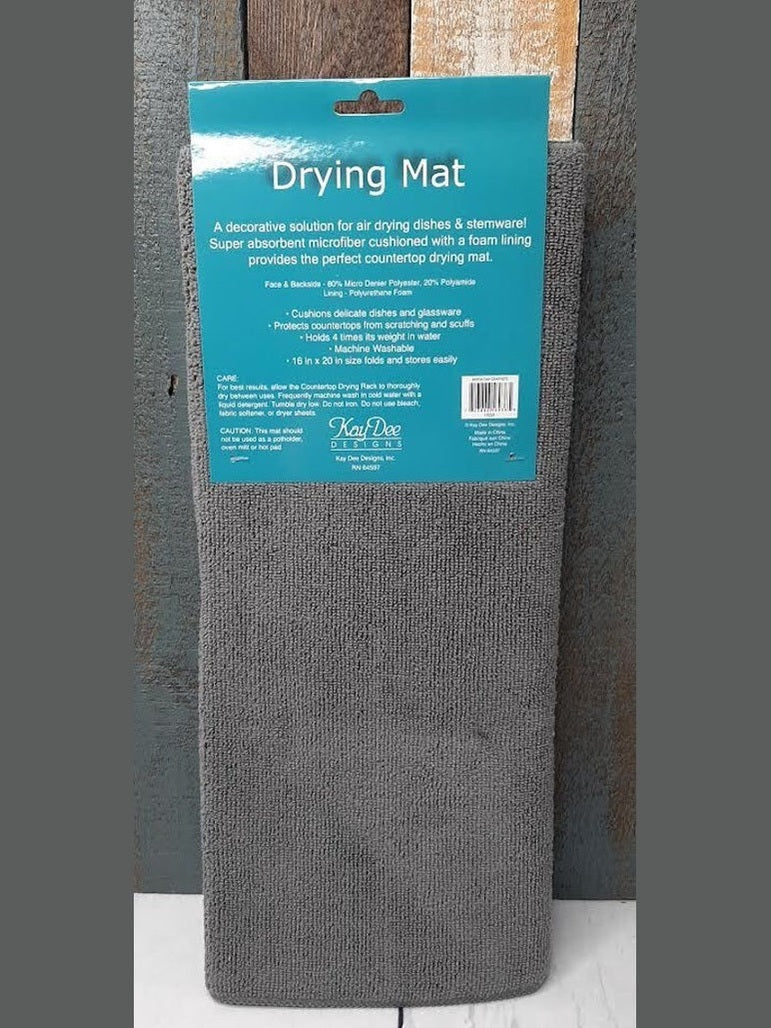 Drying Mat Micro Fiber Counter Top r6938 Dark Grey