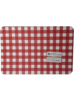 Christmas Red Plaid-Glad Tidings-11x17" Reversible Placemat